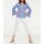 Blouse, blue-white