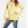 Designer-Pullover m. Chiffon, lemon