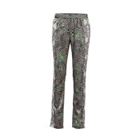 Satin-Druckleggings, kiwi-grau