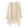 Cardigan with fringes, cream