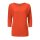 Sweatshirt with strass, orange