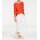 Sweatshirt with strass, orange