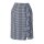 Pencil skirt with flounces, blue-white