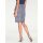 Pencil skirt with flounces, blue-white