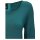 Pullover m. Chiffon, petrol