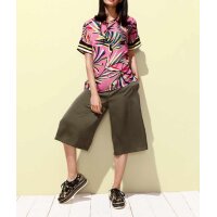 Print blouse, pink-multicolour