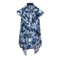 Designer-2-in-1-Bluse, blau