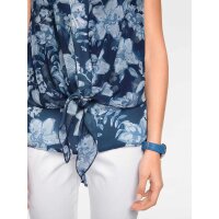Designer-2-in-1-Bluse, blau