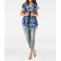 Designer-2-in-1-Bluse, blau