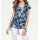 Designer-2-in-1-Bluse, blau