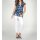 Designer-2-in-1-Bluse, blau