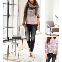 Wende-Sweatshirt, mauve
