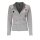 Cardigan m. Patches, grau