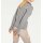 Cardigan m. Patches, grau