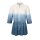Lace blouse, white-blue