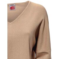 2-in-1-Feinstrickpullover, sand-creme