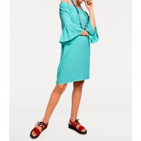 Carmen neckline dress, mint