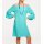 Carmen neckline dress, mint
