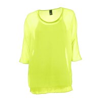 Chiffon blouse top, lemon