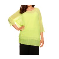 Chiffon blouse top, lemon