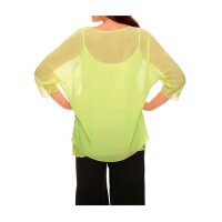 Chiffon blouse top, lemon