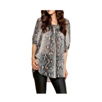 Chiffontunika, snakeprint