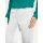 Satin pencil trousers, white