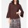 Sweater with flounces, blackberry