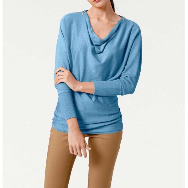 Zipper sweater, mint