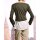 Bikerjacke m. Nieten, oliv