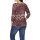 Sweatshirt, bordeaux, strass