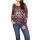 Sweatshirt, bordeaux, strass
