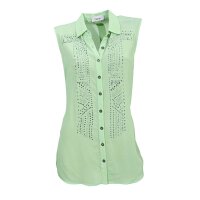 Blusentop m. Nieten, mint