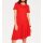 Designer-Jerseykleid, koralle