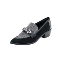Slipper, black-grey
