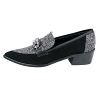 Slipper, black-grey