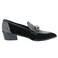 Slipper, black-grey