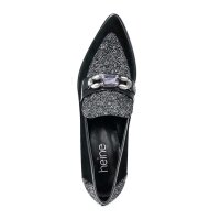 Slipper, black-grey