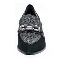 Slipper, black-grey