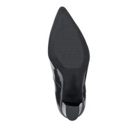 Patent leather booties, black