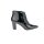 Patent leather booties, black