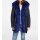 2-in-1-Parka m. Webpelz+Weste, graublau