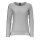 Fransenpullover, grau-melange