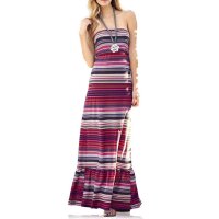 Designer-Maxikleid, bunt