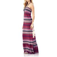 Designer-Maxikleid, bunt