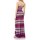 Designer-Maxikleid, bunt