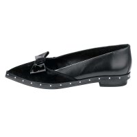 Flat, black