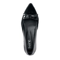 Flat, black