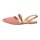 Sling ballerina shoe with strass, rosé