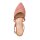 Sling ballerina shoe with strass, rosé